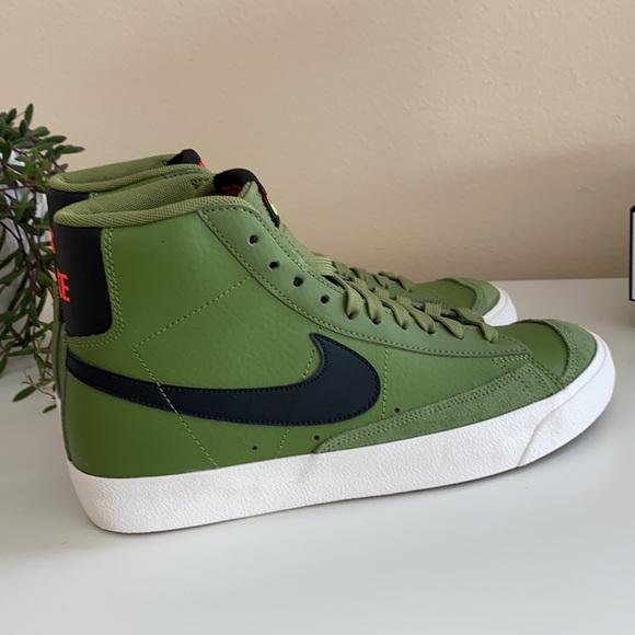 New Nike blazer mid asparagus green sneakers - Picture 5 of 8
